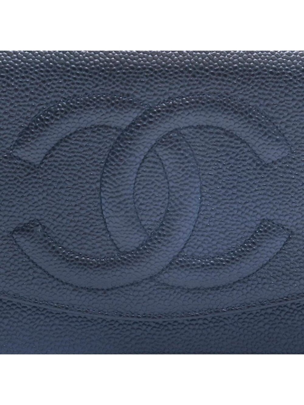 Chanel Shoulder Bag Caviar Leather CC Logo Chain Wallet - Picture 7 of 10